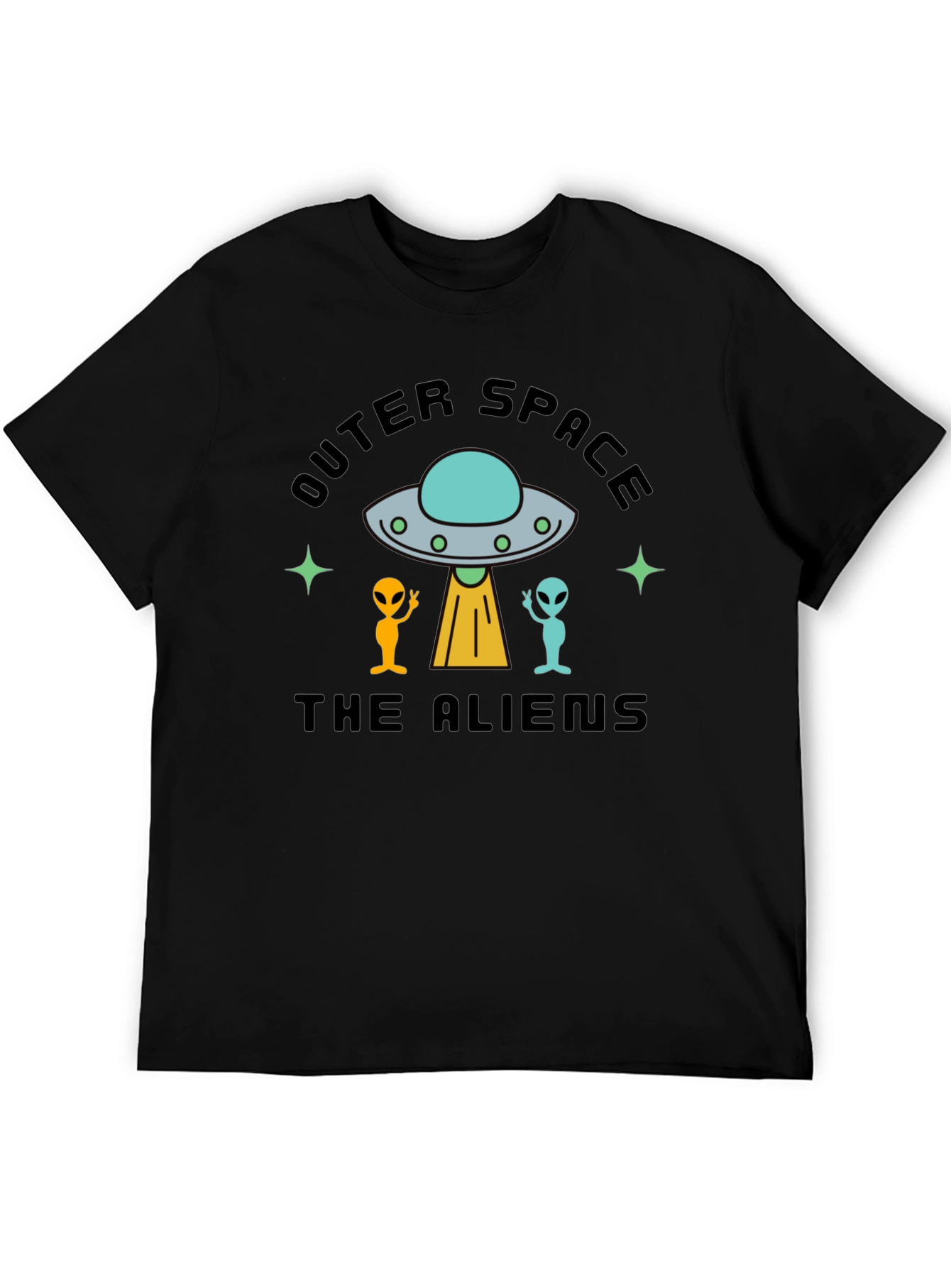 Outer Space Alien Graphic T-Shirt