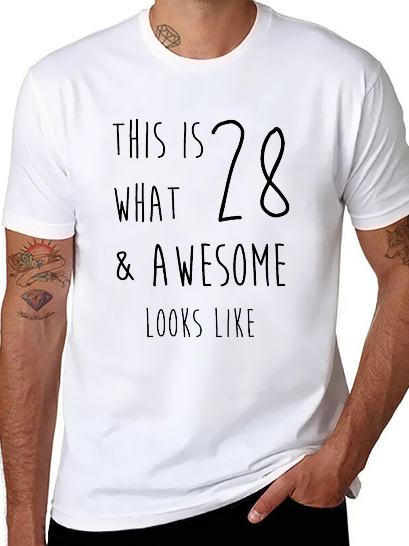 Awesome 28th Birthday T-Shirt