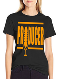 Producer Microphone Graphic T-Shirt