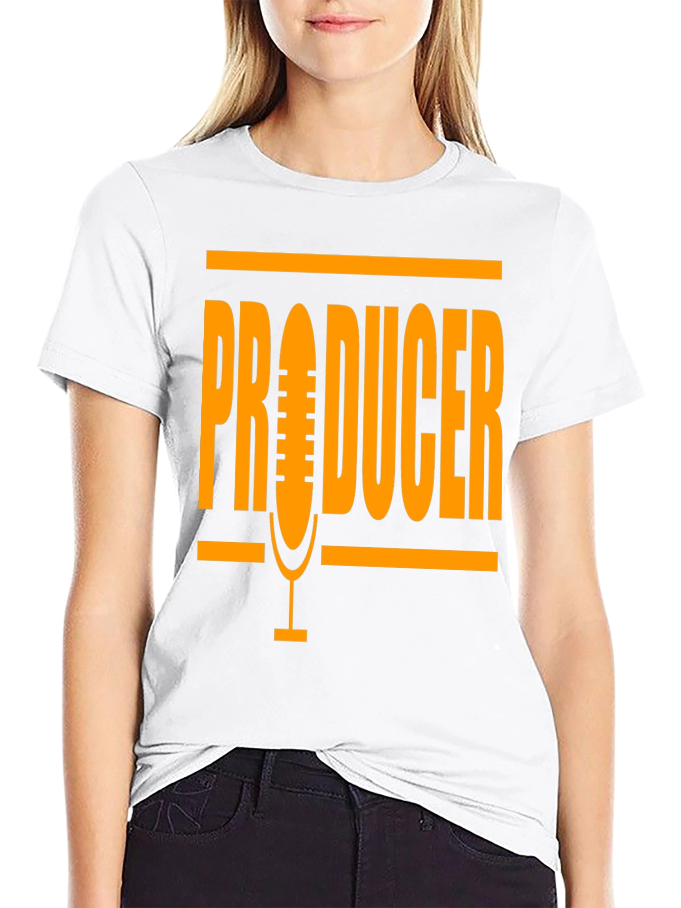 Producer Microphone Graphic T-Shirt