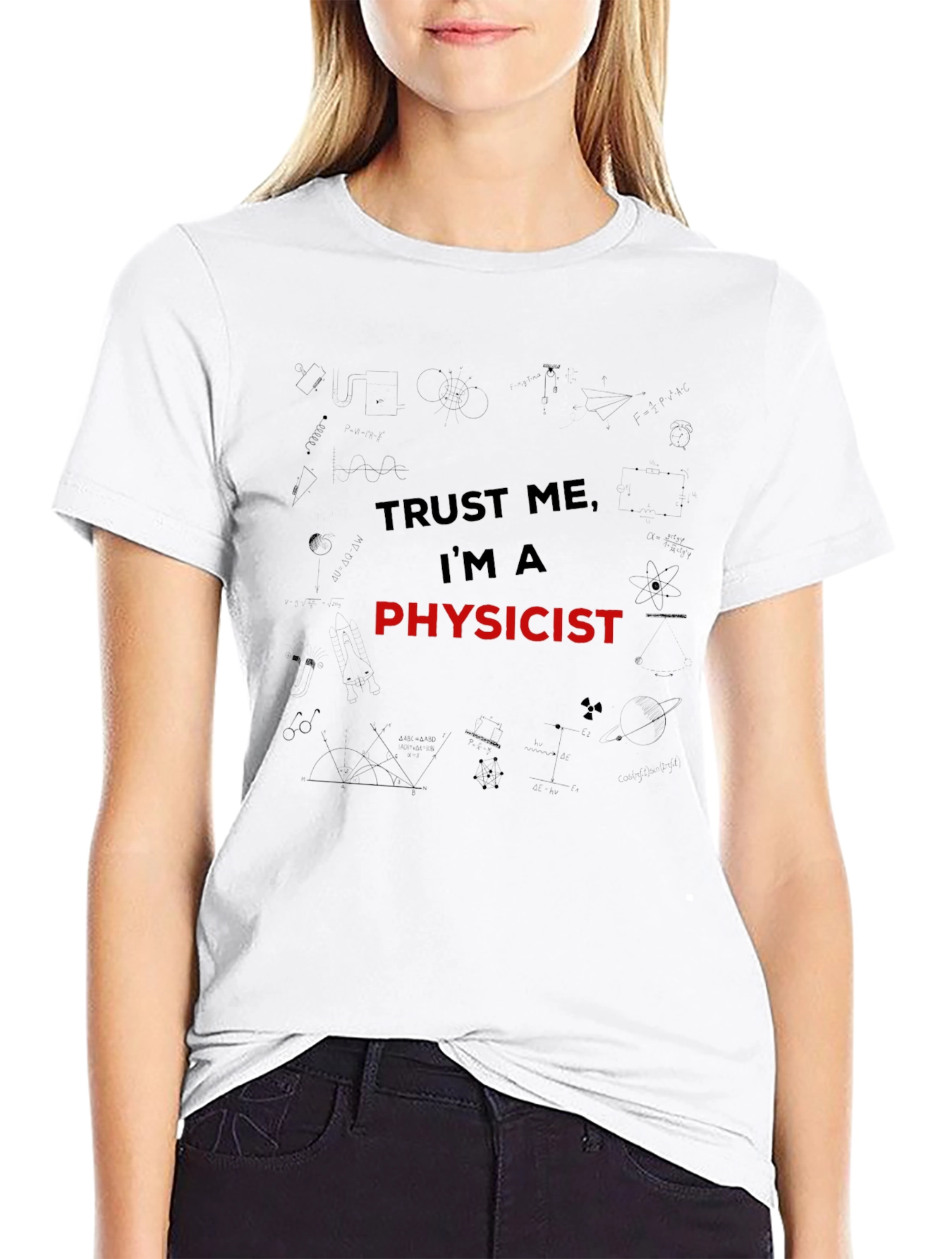 Trust Me Im A Physicist Mens Black T-Shirt