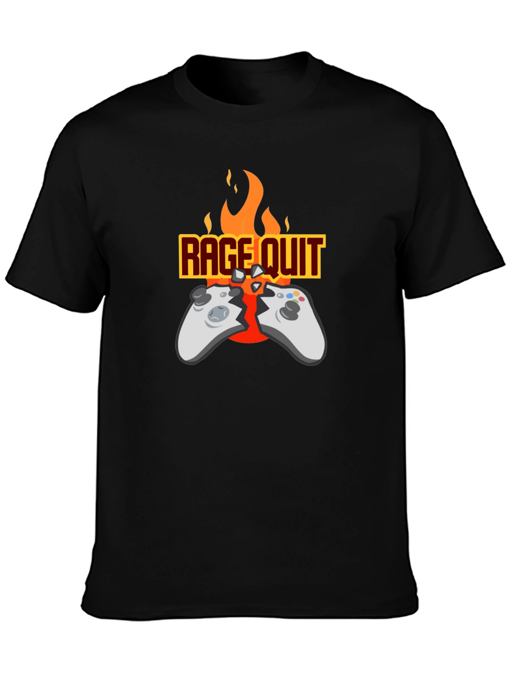 Rage Quit Gamer T-Shirt - Funny Gaming Tee