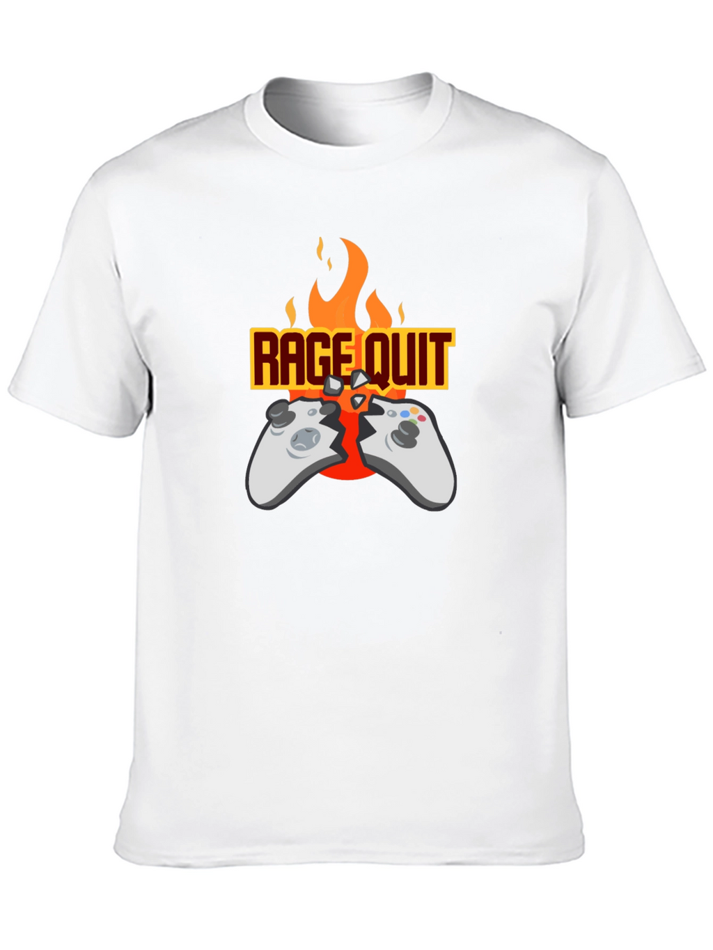 Rage Quit Gamer T-Shirt - Funny Gaming Tee