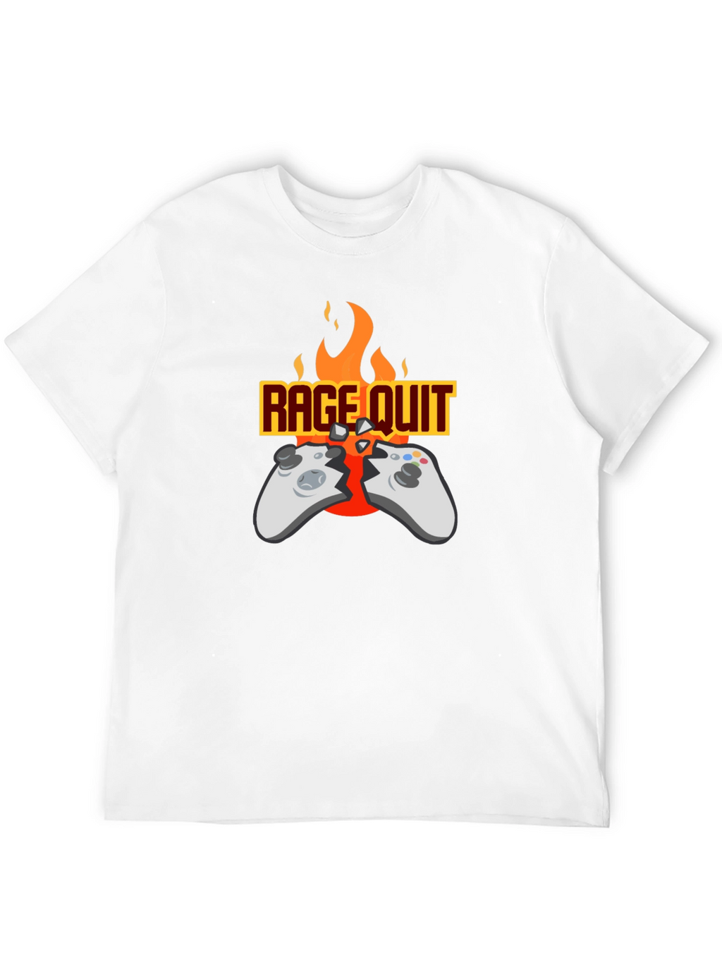 Rage Quit Gamer T-Shirt - Funny Gaming Tee