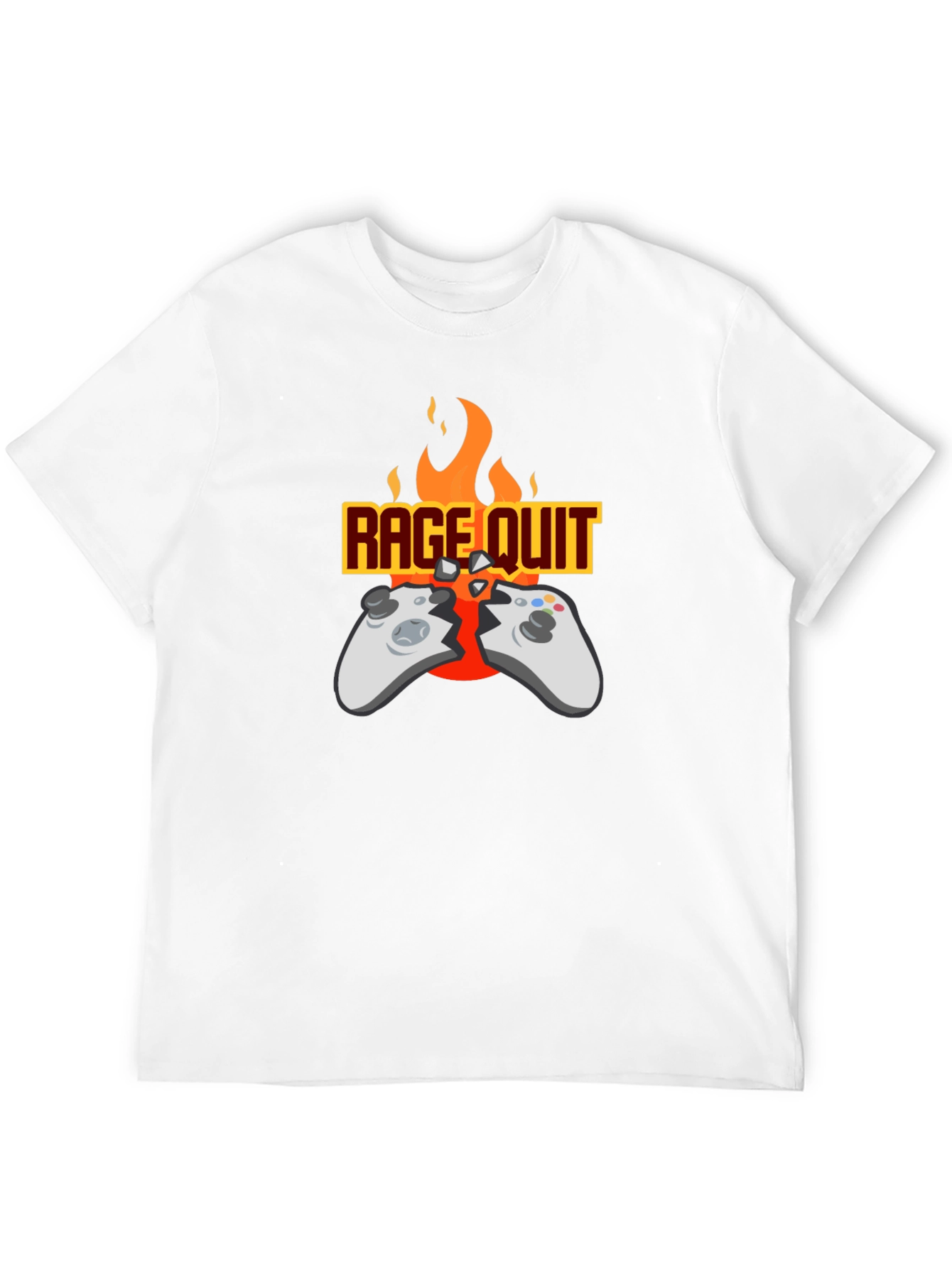 Rage Quit Gamer T-Shirt - Funny Gaming Tee