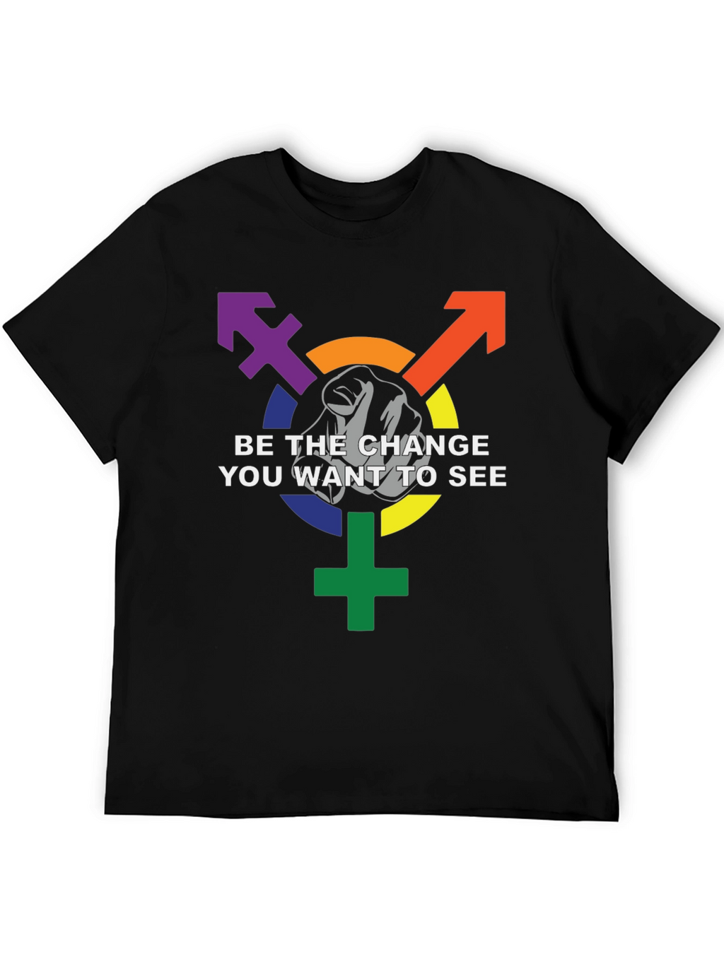 Be the Change LGBTQ+ Pride T-Shirt