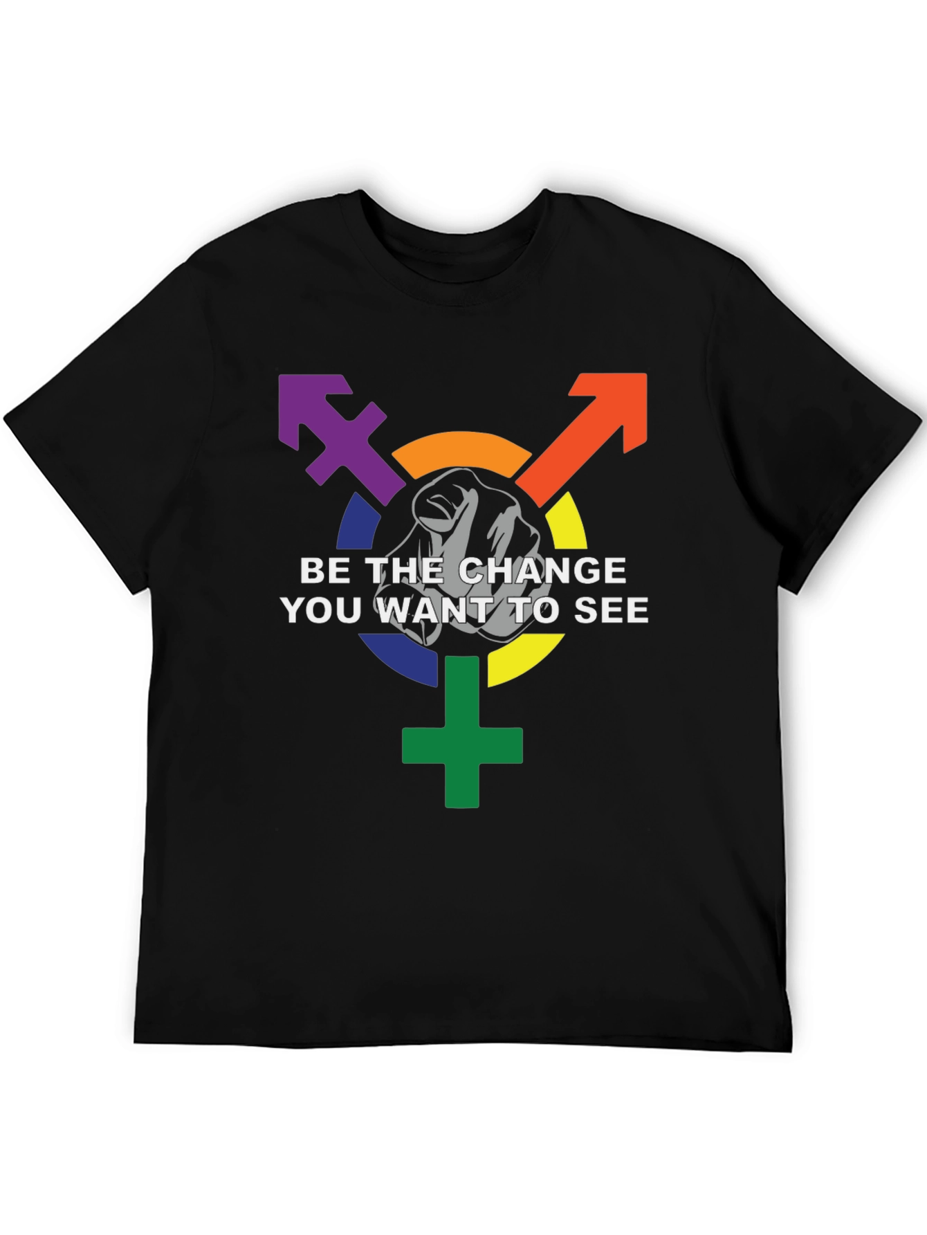 Be the Change LGBTQ+ Pride T-Shirt