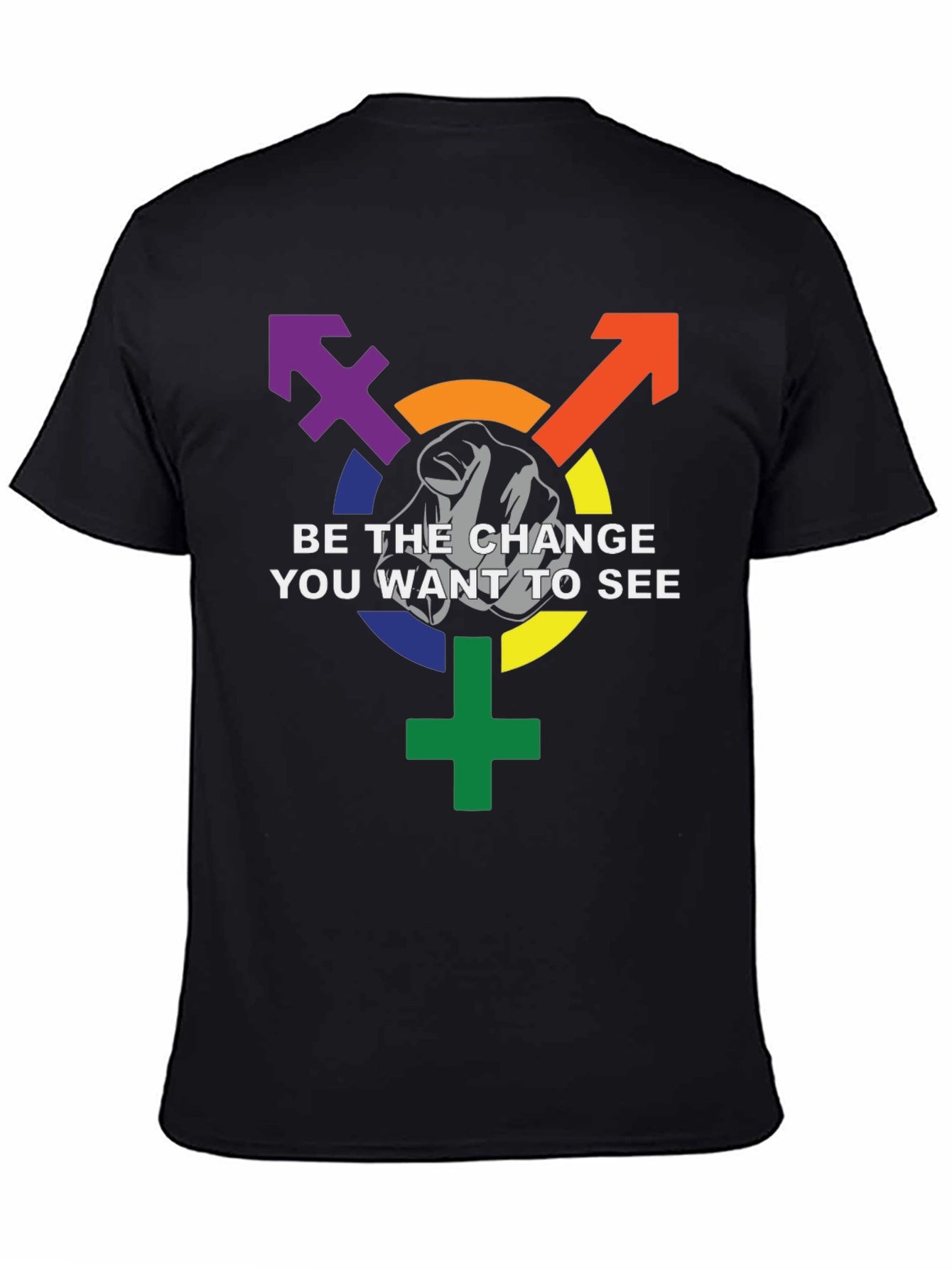 Be the Change LGBTQ+ Pride T-Shirt