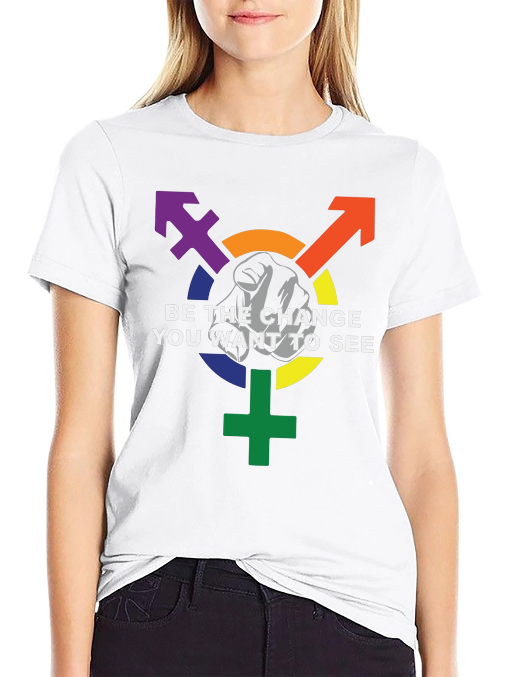 Be the Change LGBTQ+ Pride T-Shirt