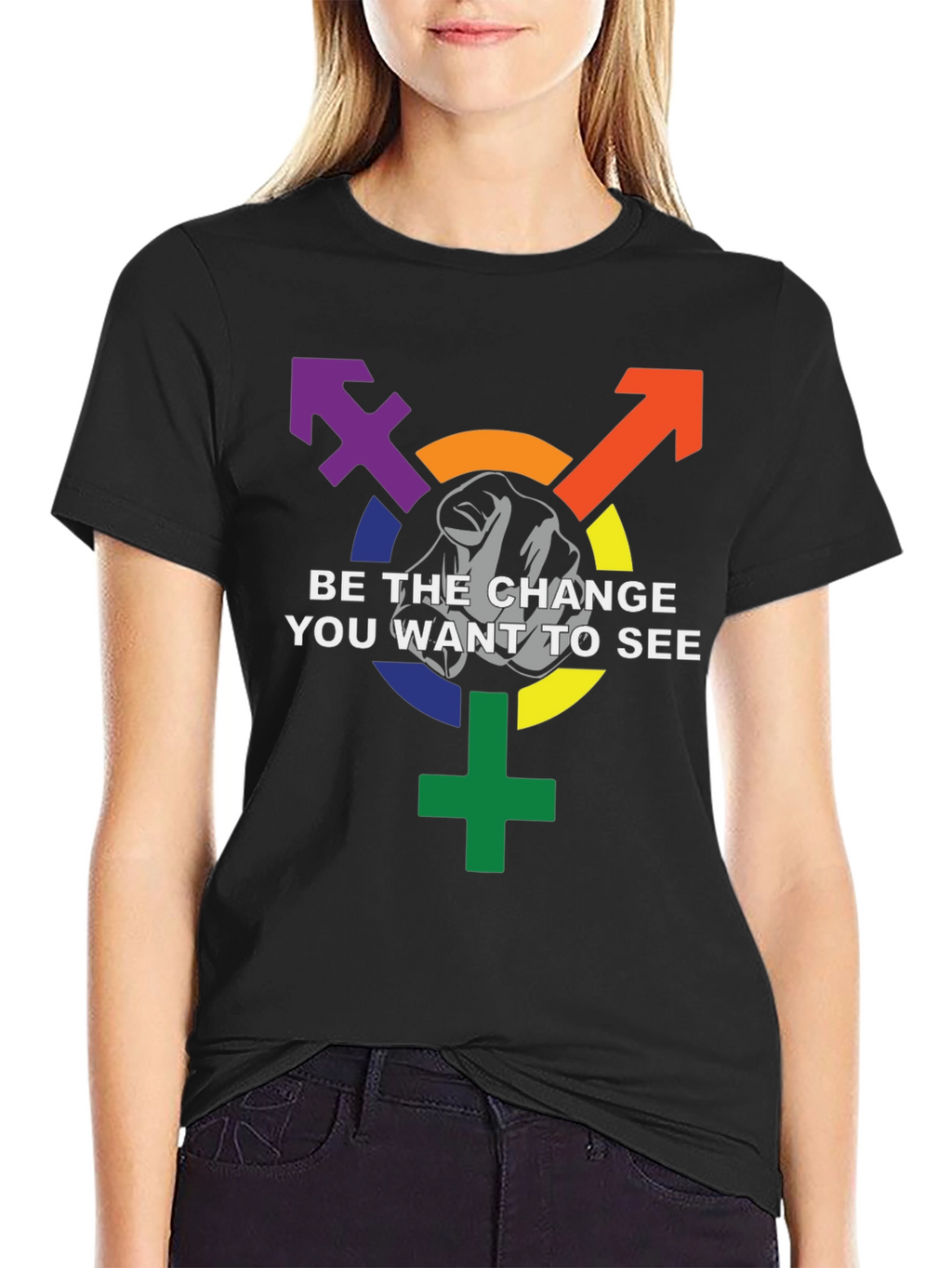 Be the Change LGBTQ+ Pride T-Shirt