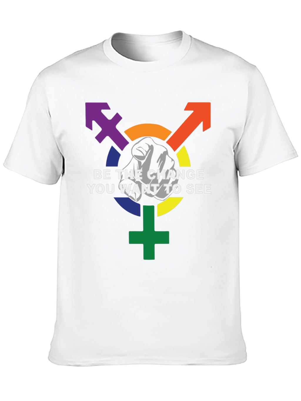Be the Change LGBTQ+ Pride T-Shirt