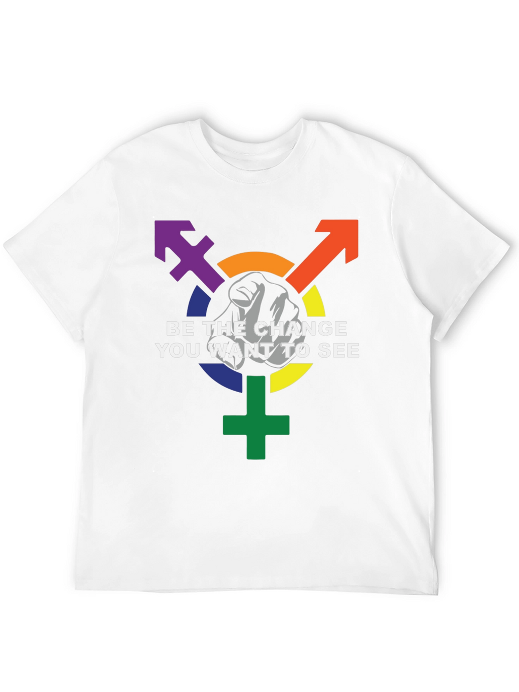 Be the Change LGBTQ+ Pride T-Shirt