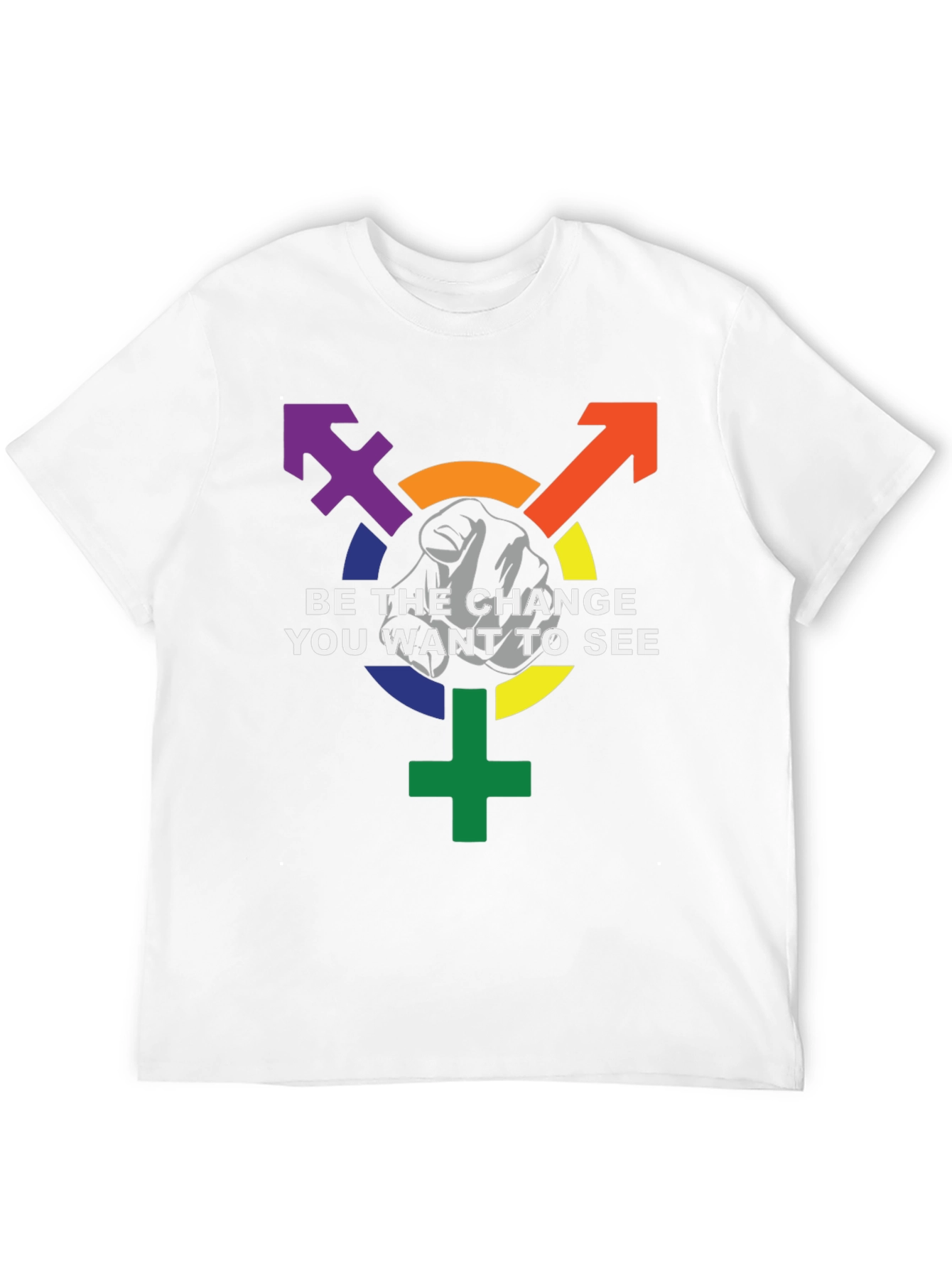 Be the Change LGBTQ+ Pride T-Shirt