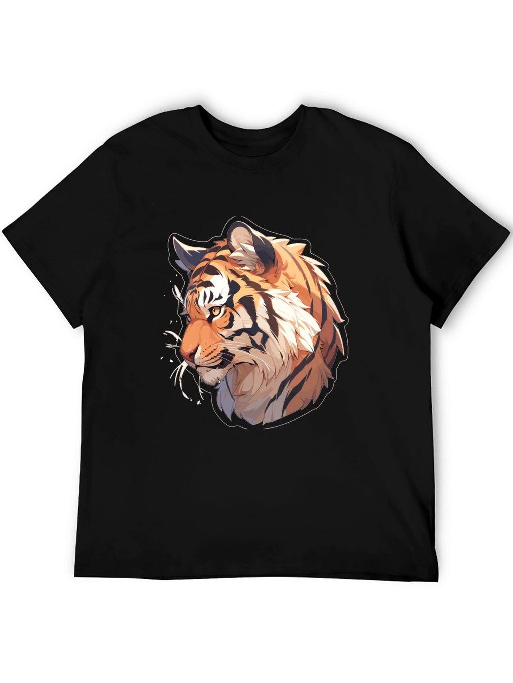 Tiger Graphic Tee - Cool Animal Design