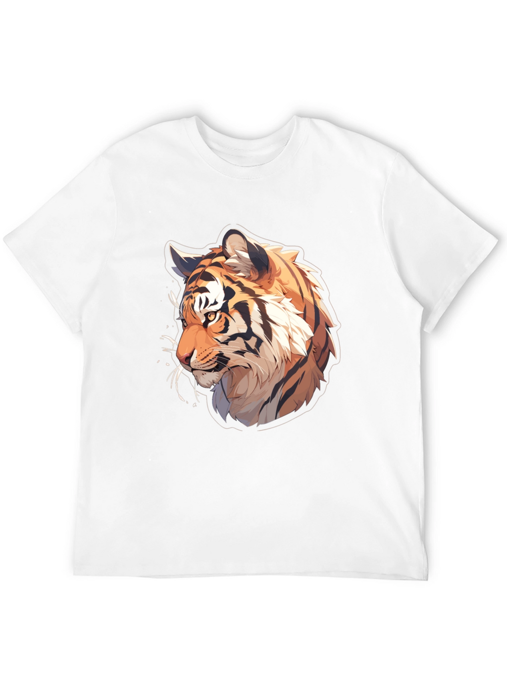 Tiger Graphic Tee - Cool Animal Design