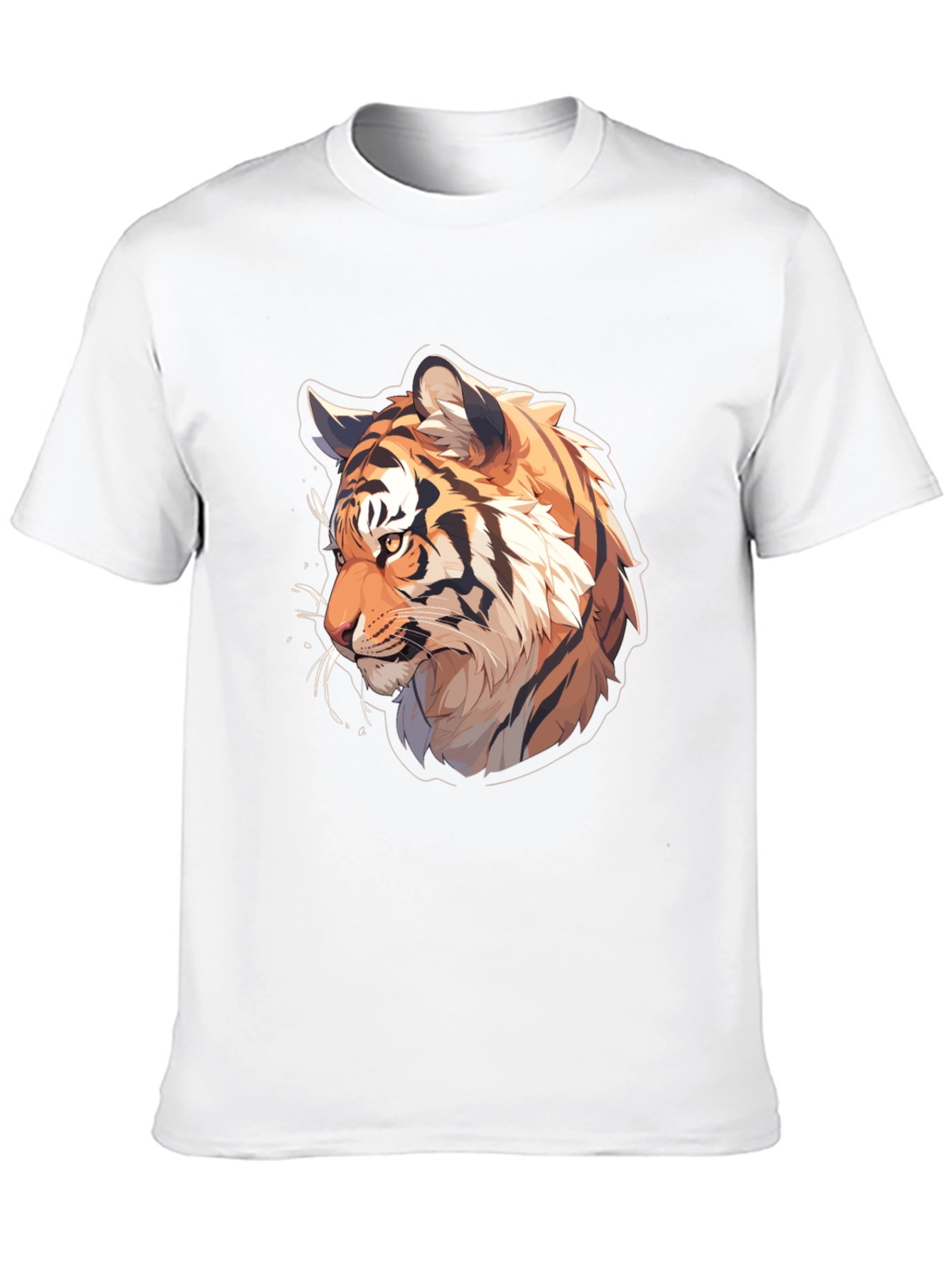 Tiger Graphic Tee - Cool Animal Design