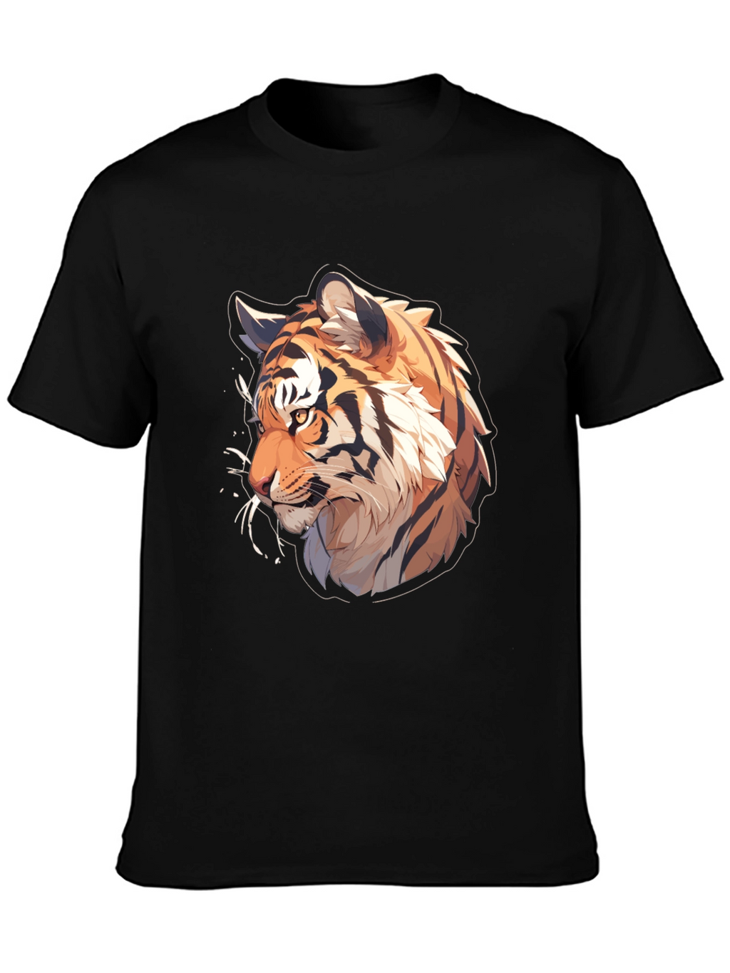 Tiger Graphic Tee - Cool Animal Design