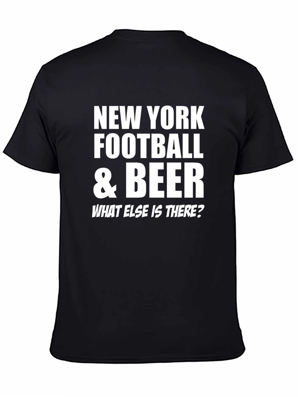 New York Football & Beer Graphic Tee