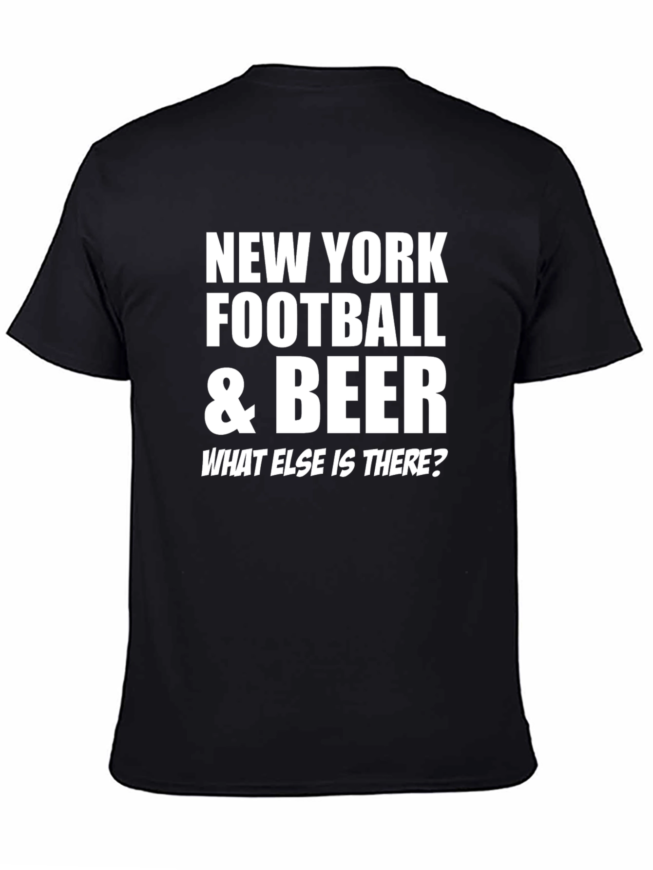 New York Football & Beer Graphic Tee