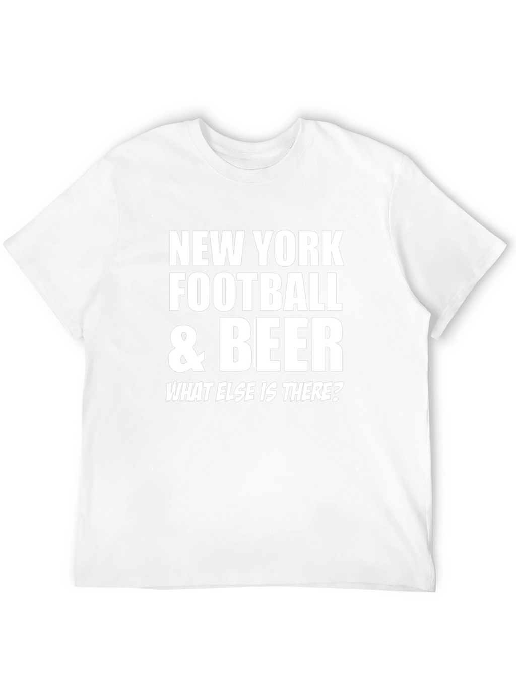 New York Football & Beer Graphic Tee