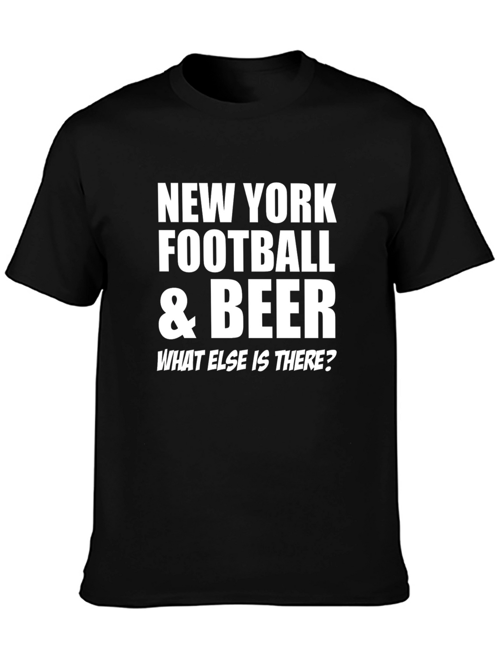 New York Football & Beer Graphic Tee