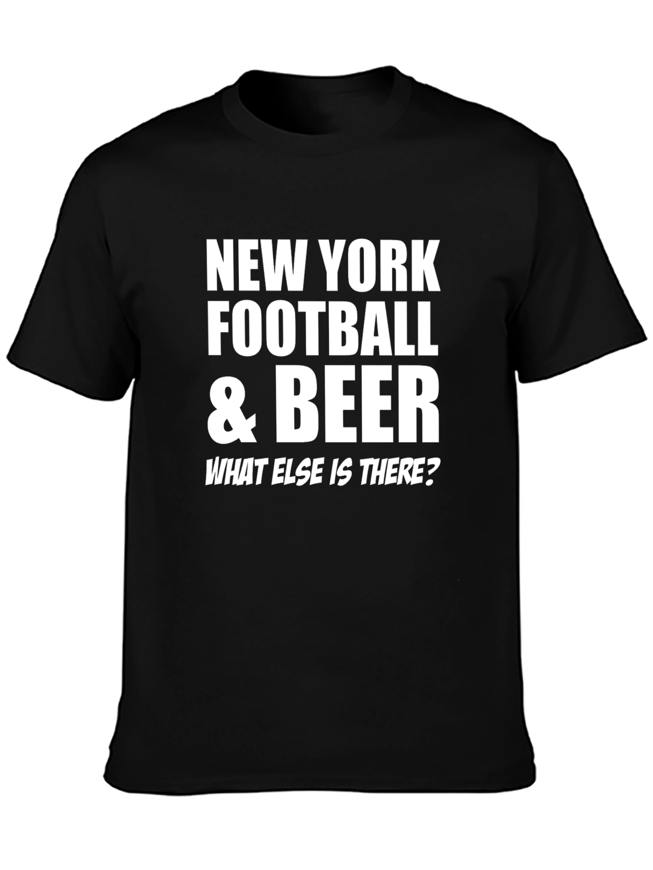 New York Football & Beer Graphic Tee