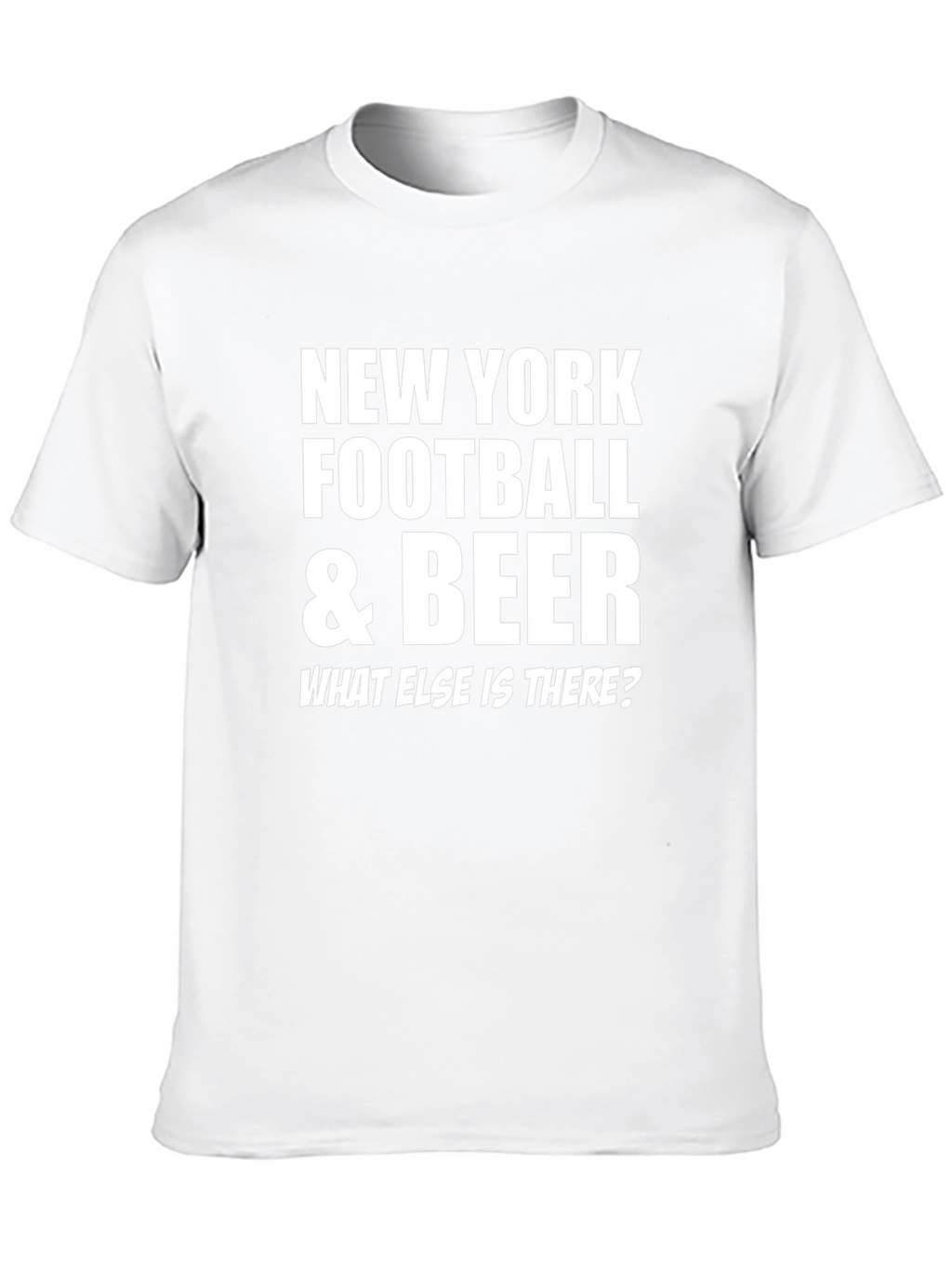 New York Football & Beer Graphic Tee