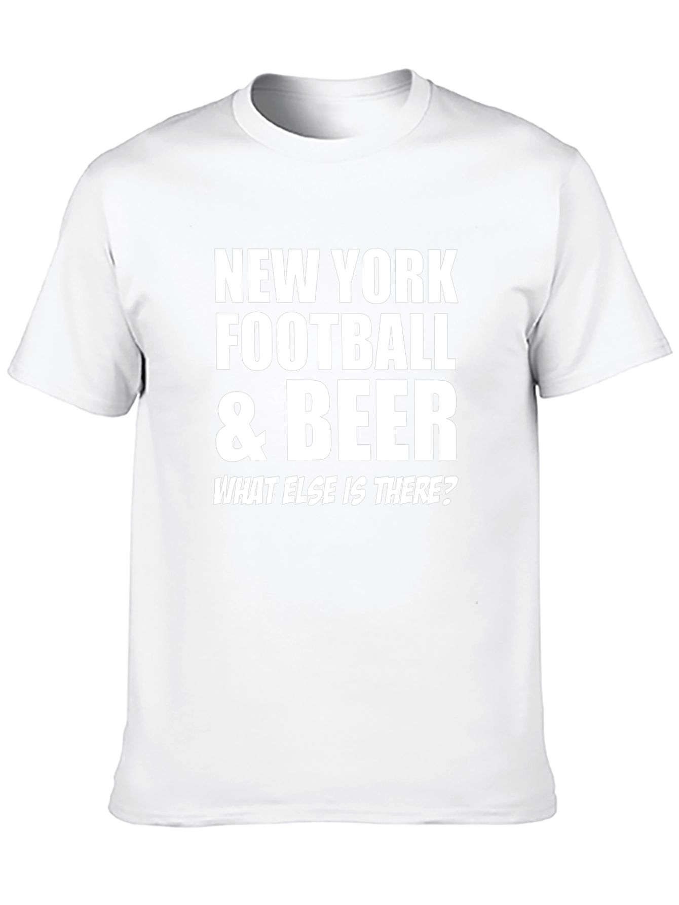 New York Football & Beer Graphic Tee