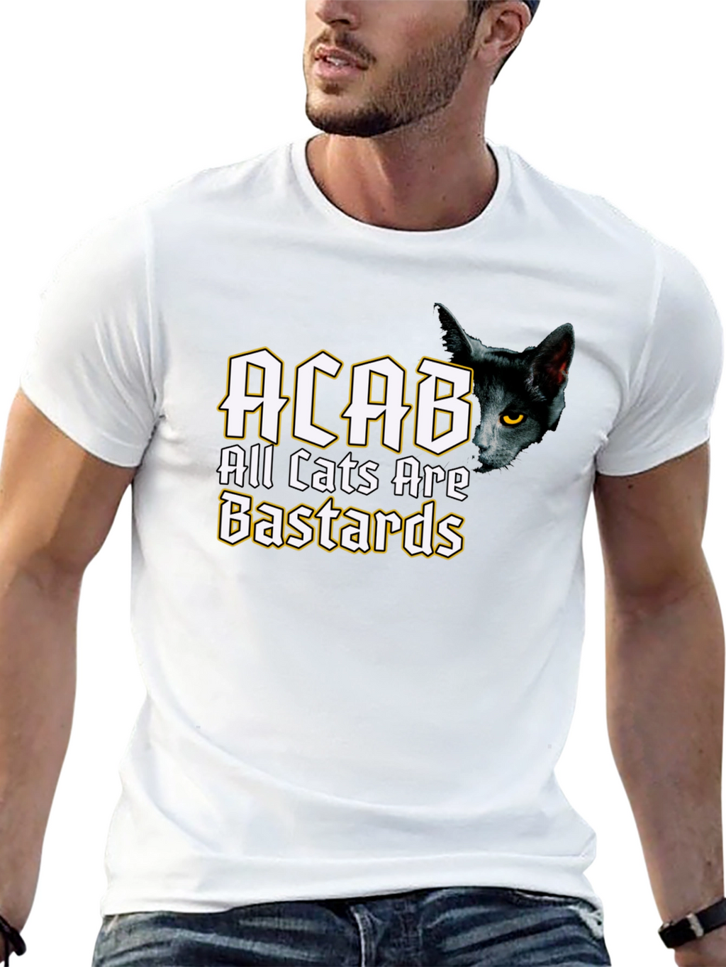ACAB All Cats Are Bastards Black T-Shirt