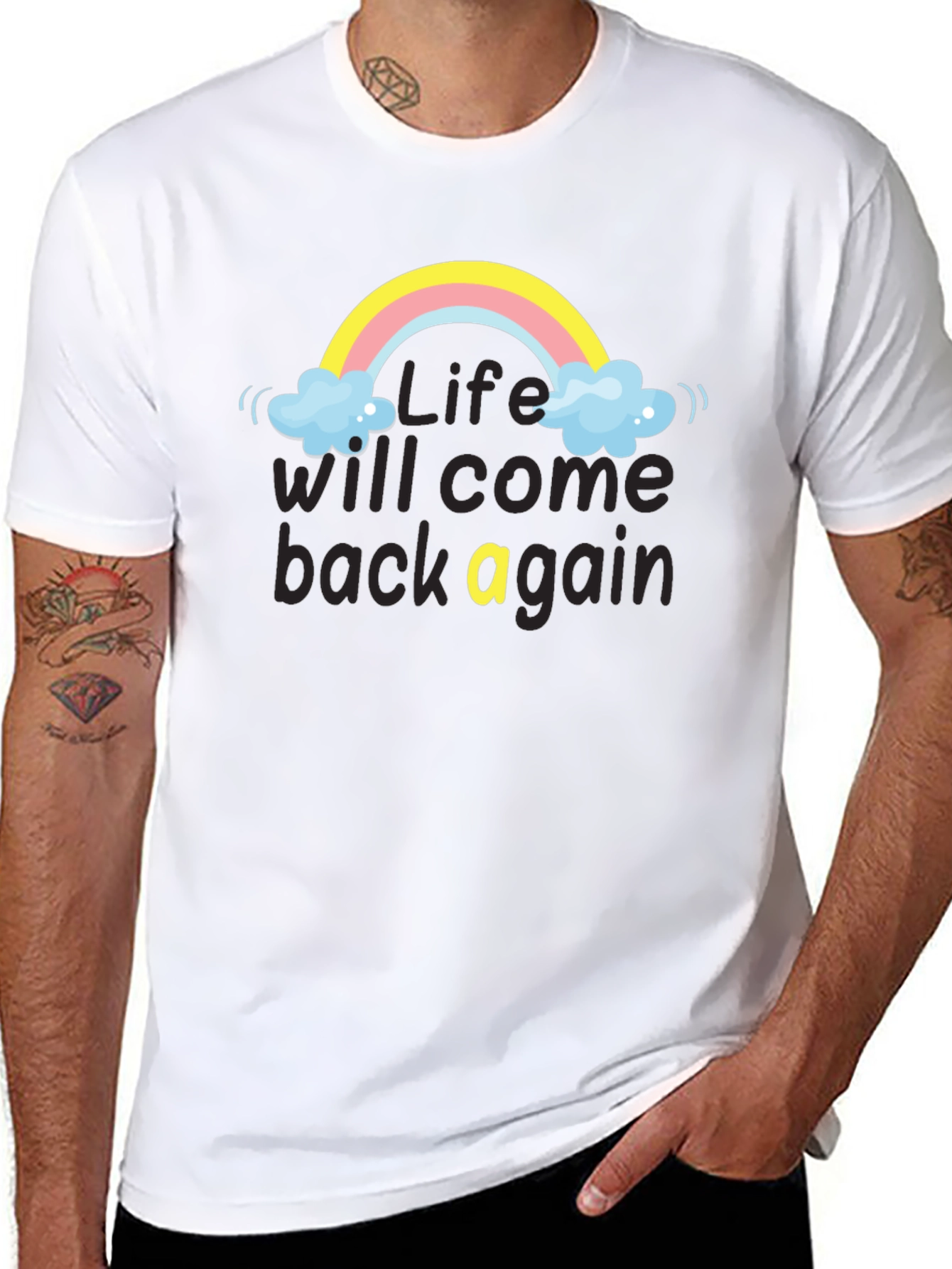 Life Will Come Back Rainbow T-Shirt