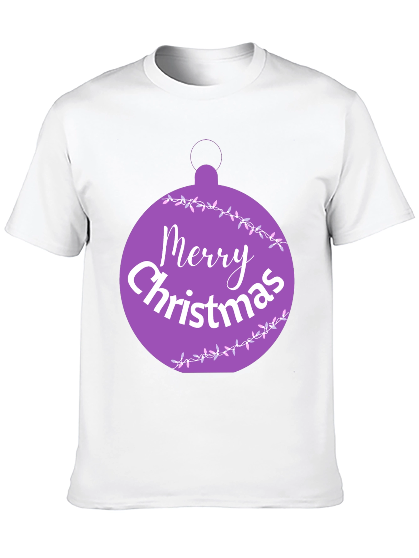 Merry Christmas Ornament Graphic Tee