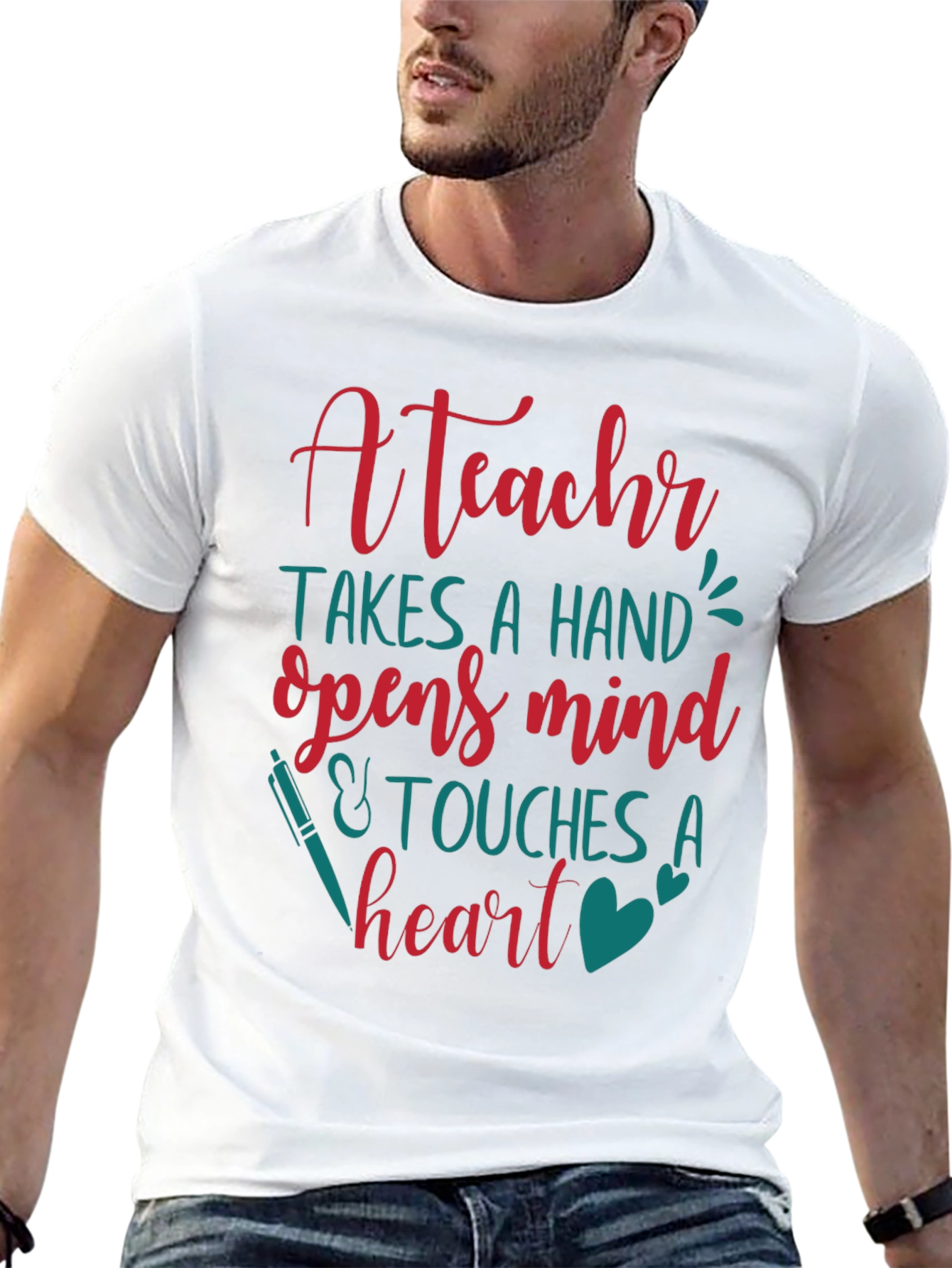 Teacher Appreciation T-Shirt - Heartfelt Design