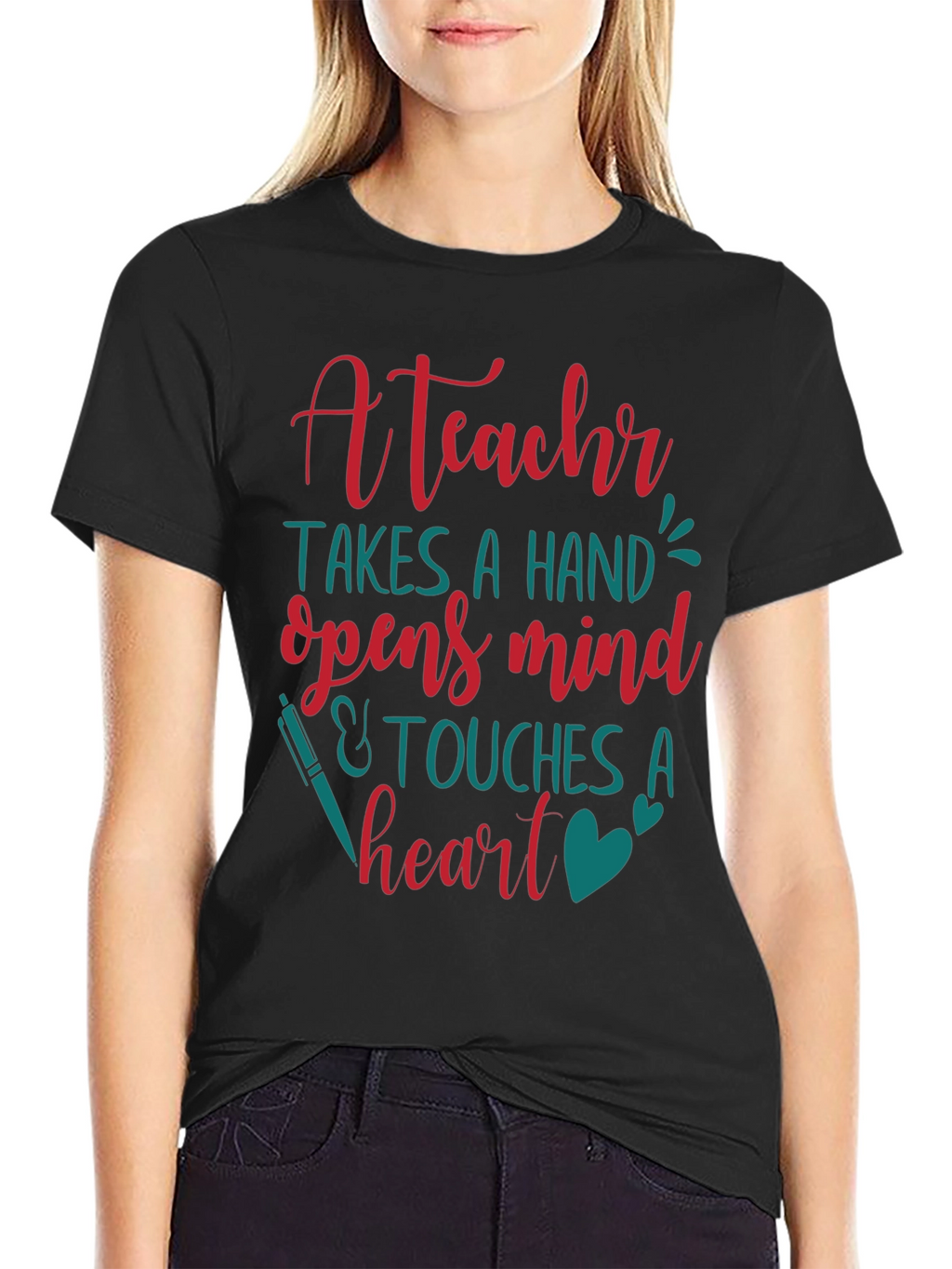 Teacher Appreciation T-Shirt - Heartfelt Design
