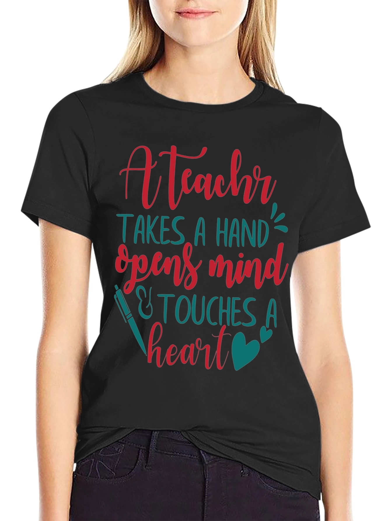 Teacher Appreciation T-Shirt - Heartfelt Design