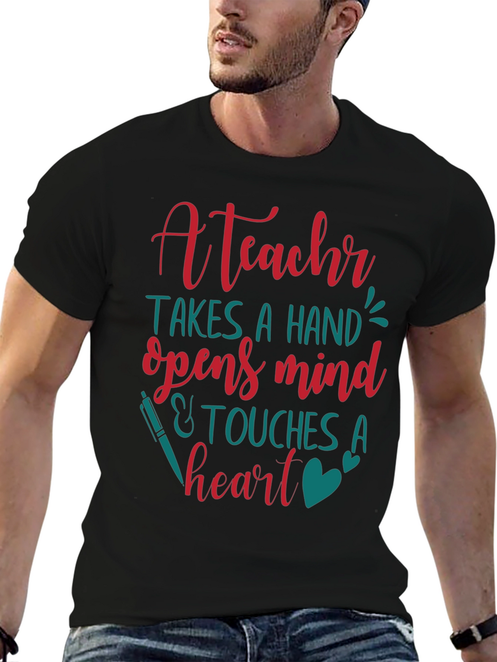 Teacher Appreciation T-Shirt - Heartfelt Design