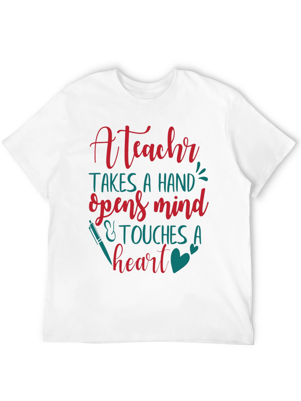 Teacher Appreciation T-Shirt - Heartfelt Design
