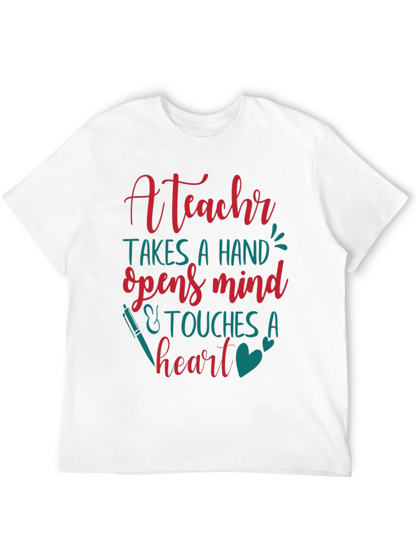 Teacher Appreciation T-Shirt - Heartfelt Design