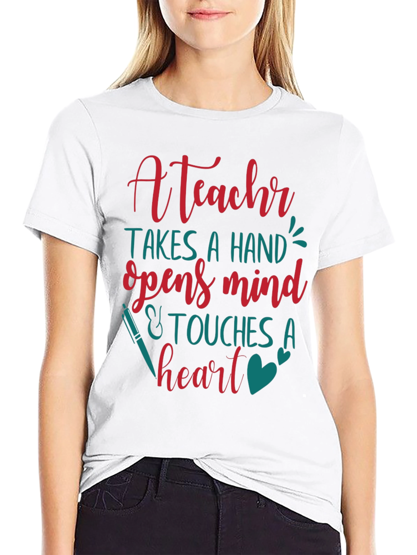 Teacher Appreciation T-Shirt - Heartfelt Design