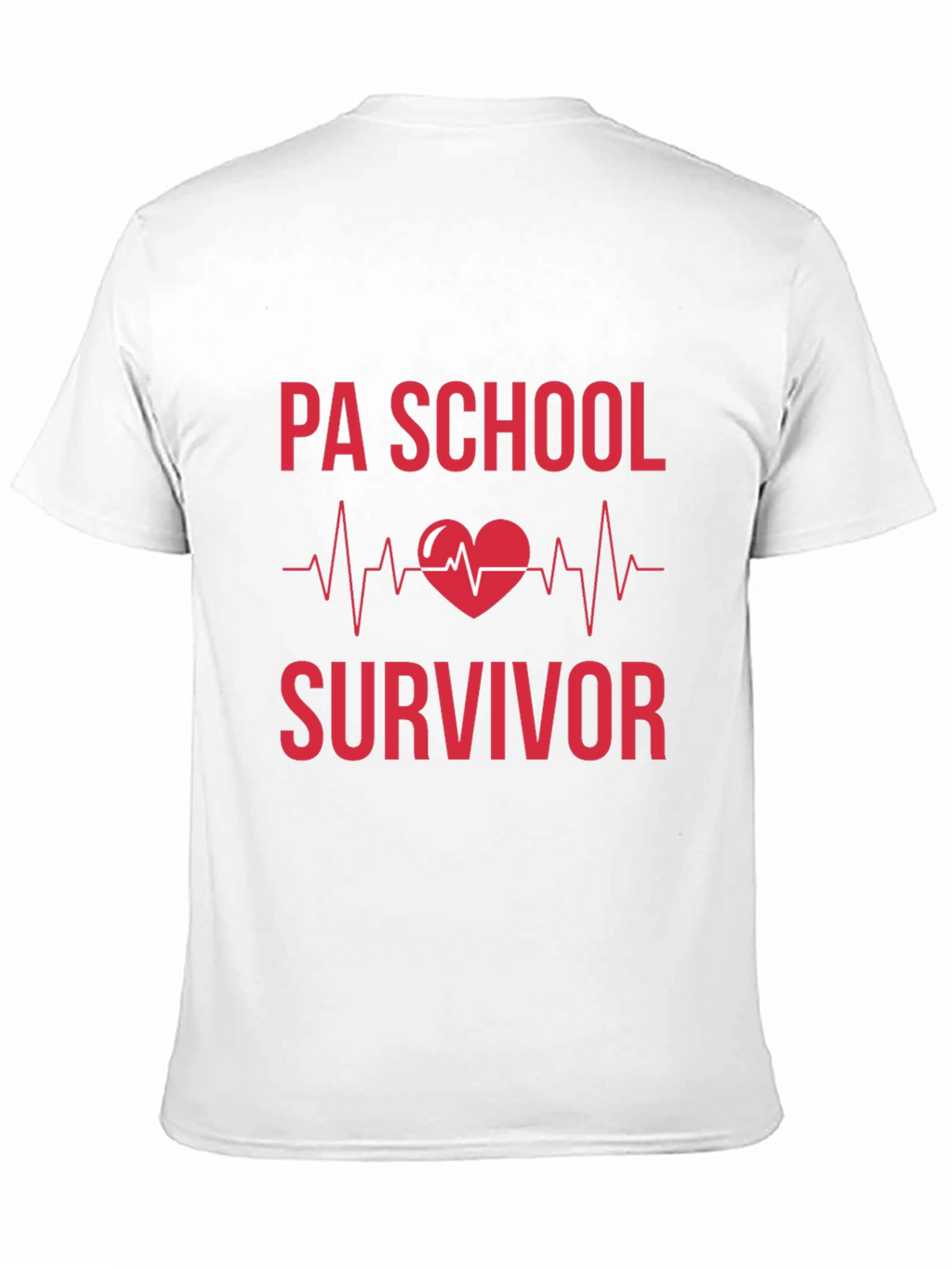 PA School Survivor Heartbeat Graphic Tee - Black