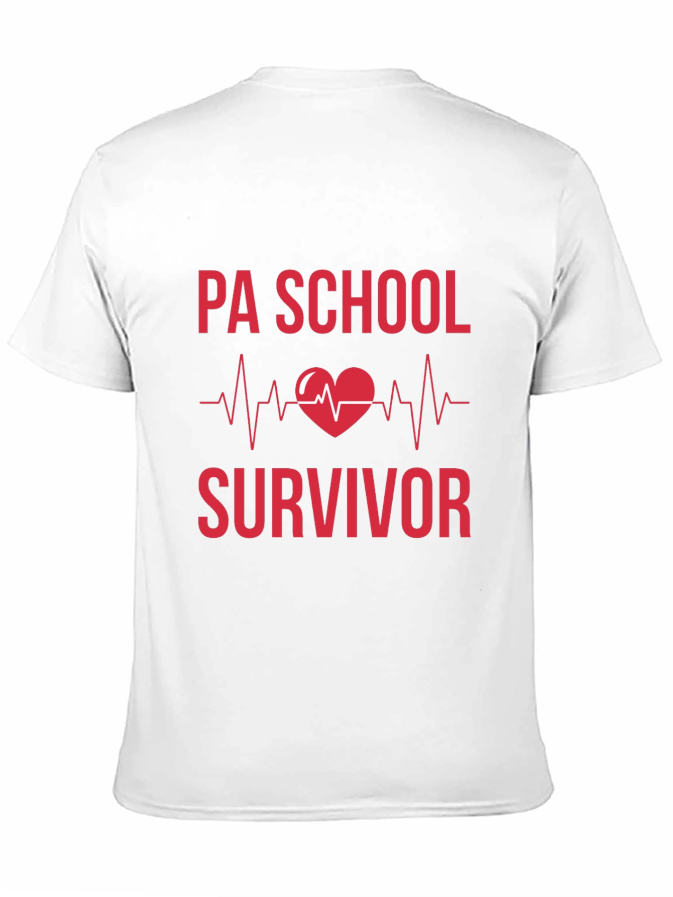 PA School Survivor Heartbeat Graphic Tee - Black