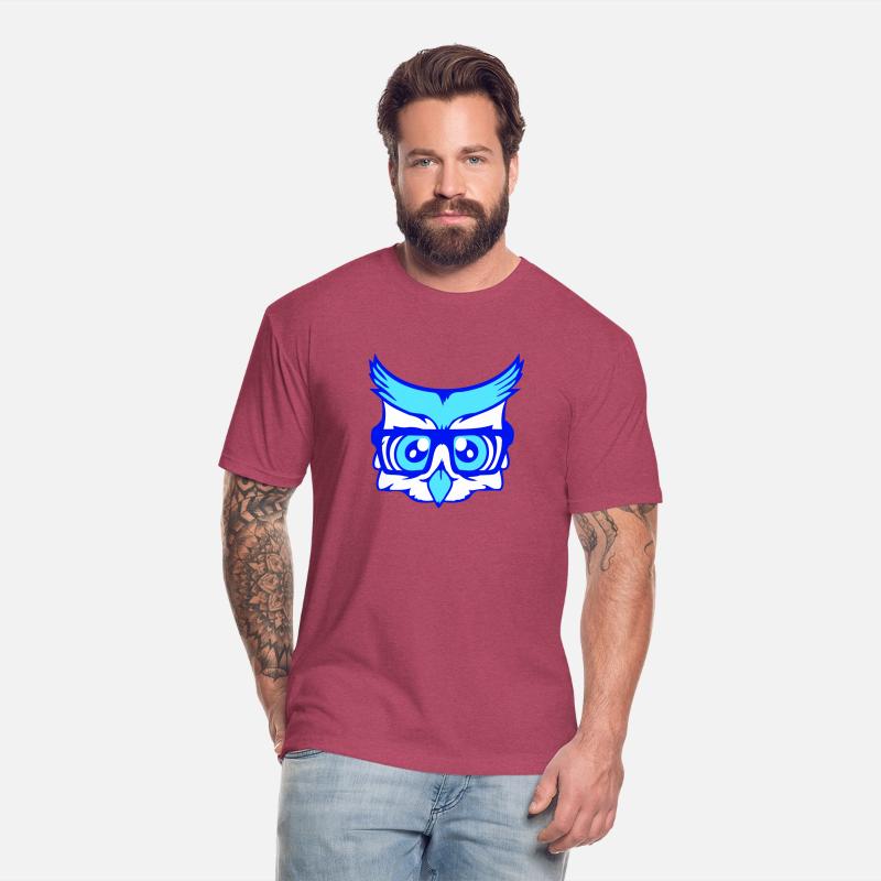 Owl nerd geek horror horn-rimmed glasses bird cool