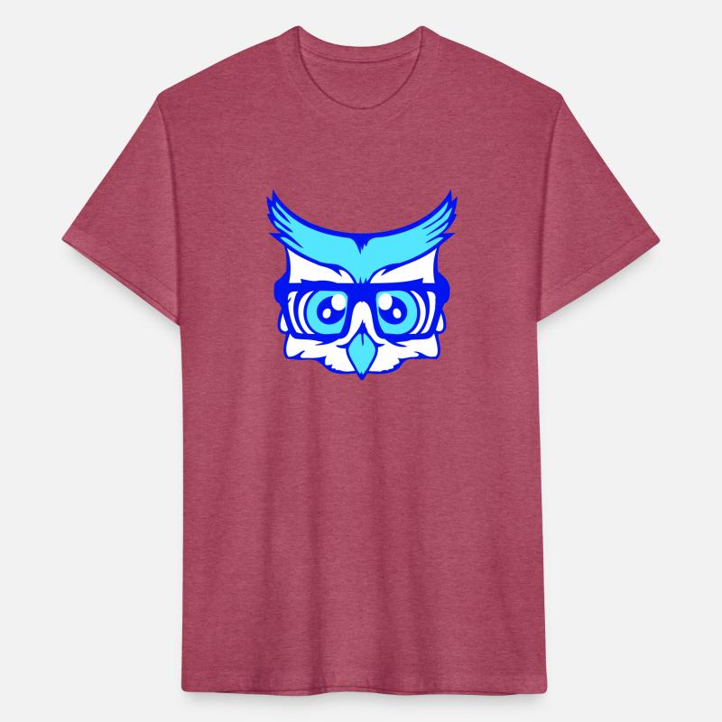 Owl nerd geek horror horn-rimmed glasses bird cool