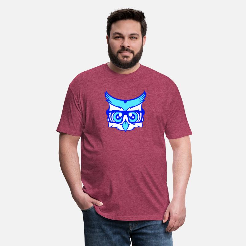 Owl nerd geek horror horn-rimmed glasses bird cool