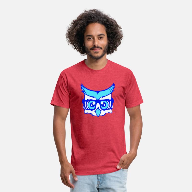 Owl nerd geek horror horn-rimmed glasses bird cool