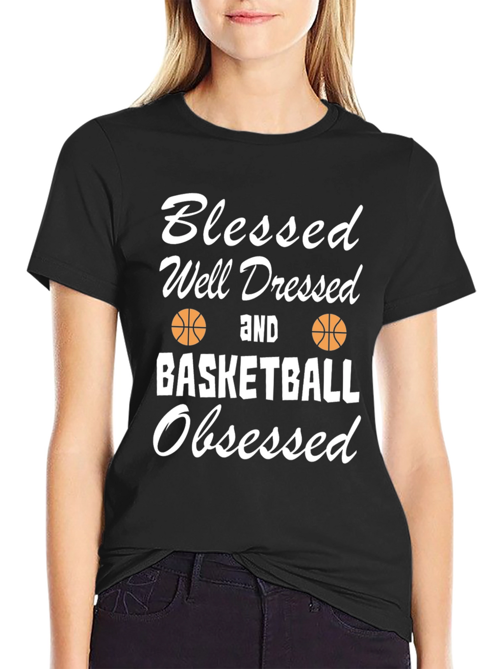 Blessed Basketball Obsessed Graphic Tee