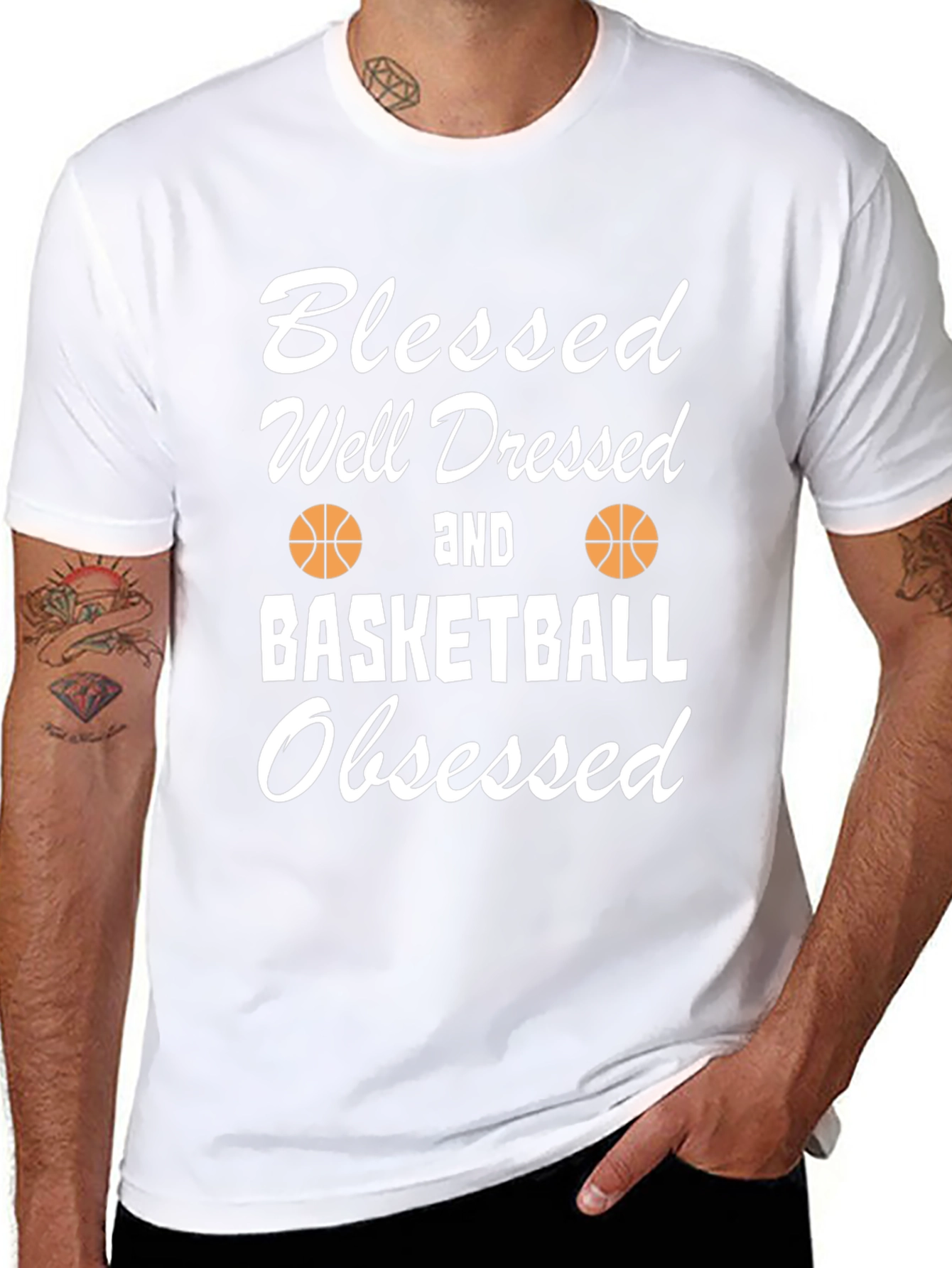 Blessed Basketball Obsessed Graphic Tee