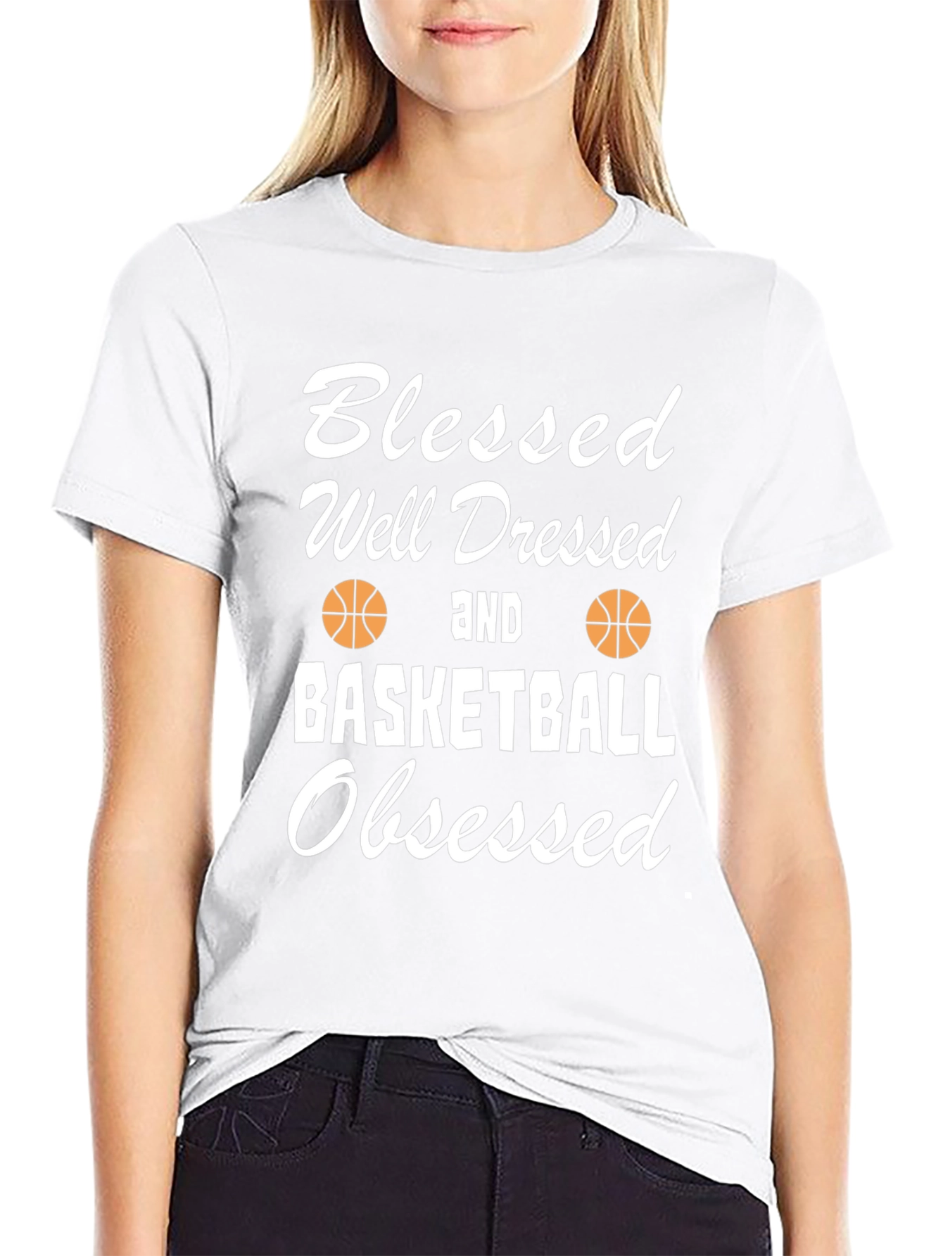 Blessed Basketball Obsessed Graphic Tee