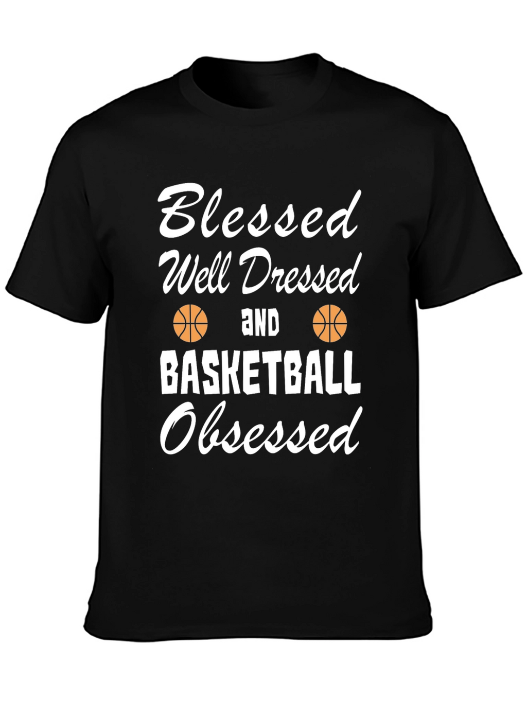 Blessed Basketball Obsessed Graphic Tee