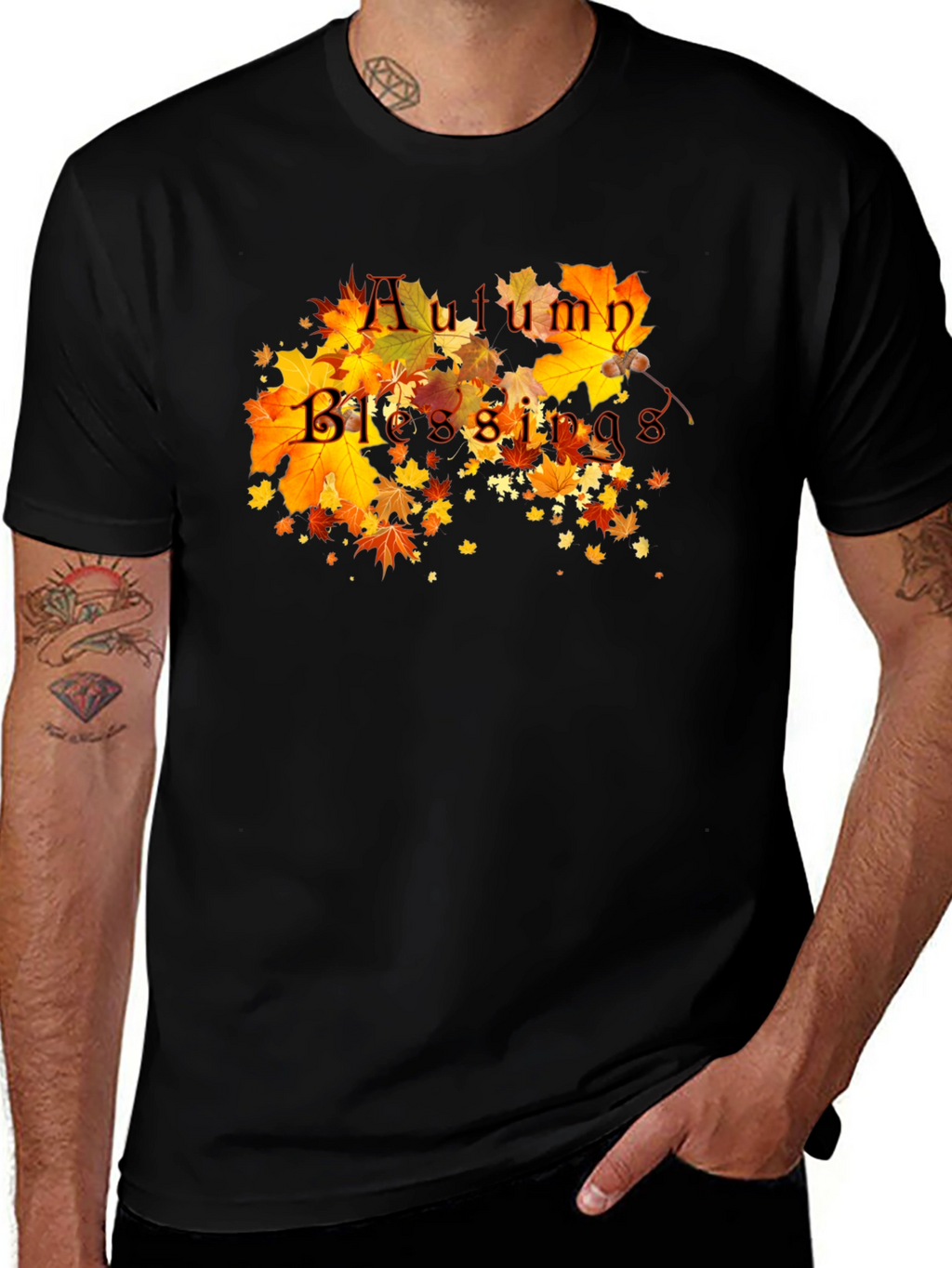 Autumn Blessings Graphic T-Shirt