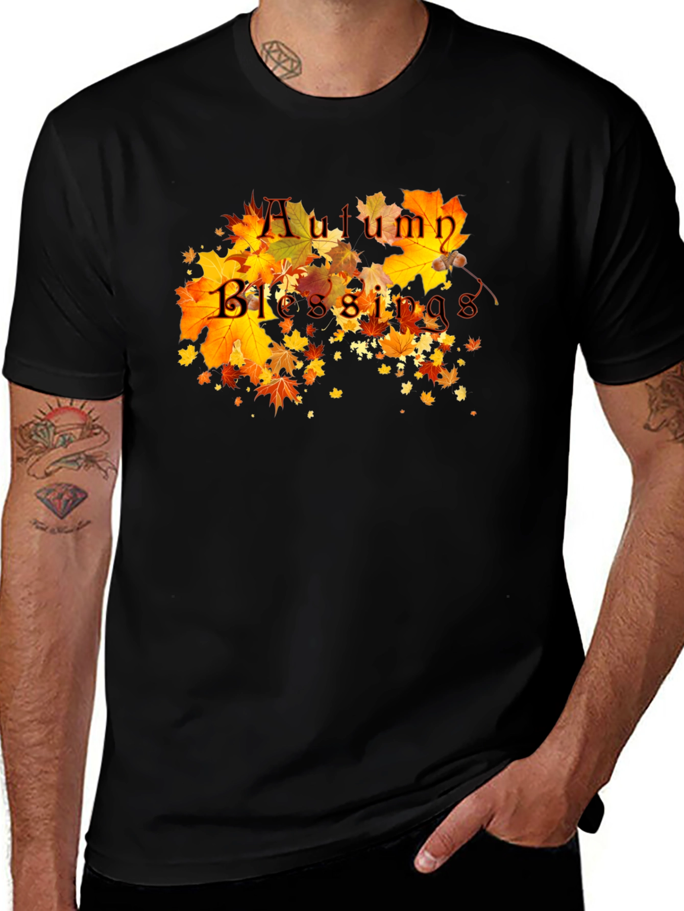 Autumn Blessings Graphic T-Shirt